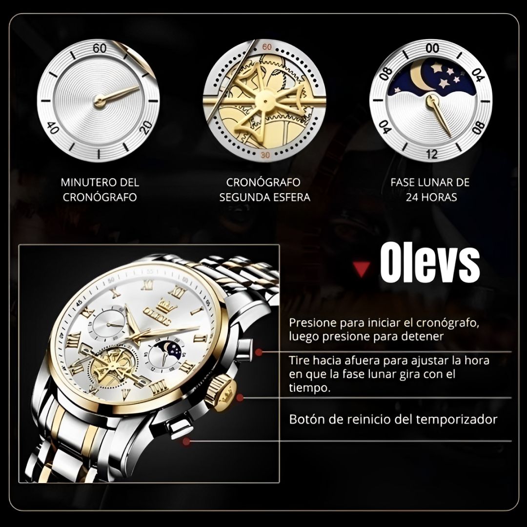 Reloj de Lujo para Hombre OLEVS 2859