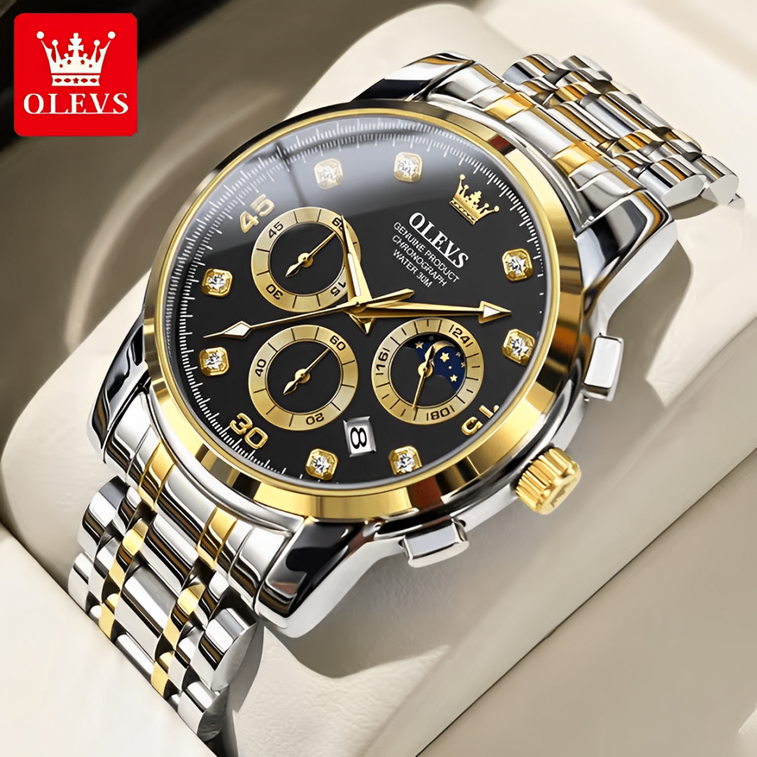 Reloj de Lujo Olevs - Elegancia y Precisión en Acero Inoxidable