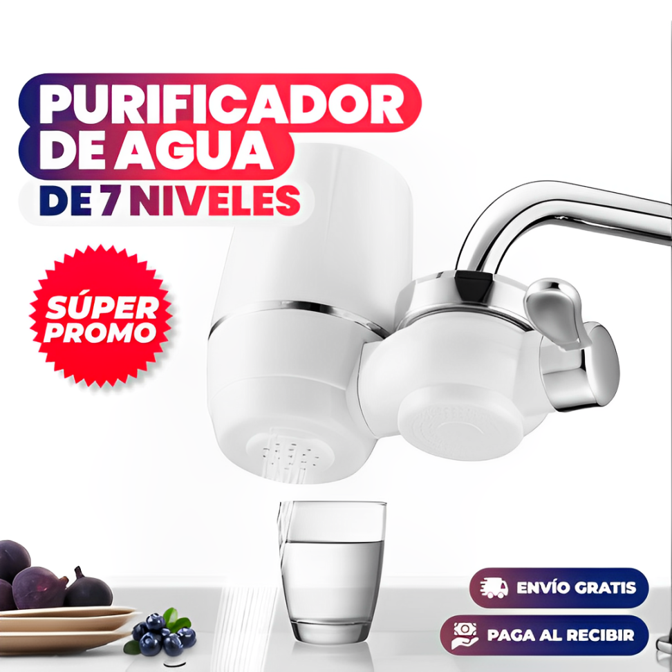 Filtro Purificador de Agua de 7 Niveles