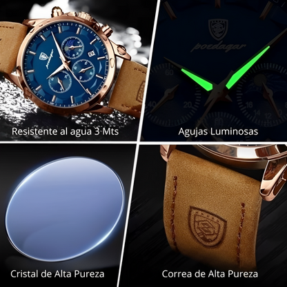 Reloj Deportivo de Cuero Poedagar