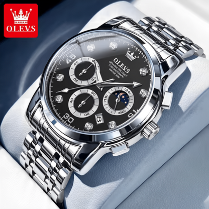 Reloj de Lujo Olevs - Elegancia y Precisión en Acero Inoxidable