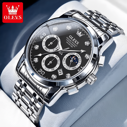 Reloj de Lujo Olevs - Elegancia y Precisión en Acero Inoxidable