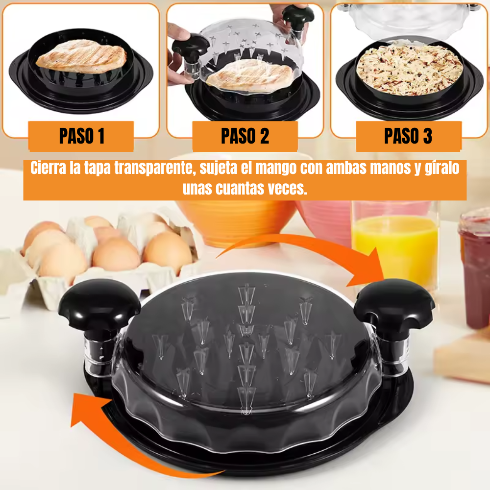 Deshilachador de Pollo  Fácil y Rápido