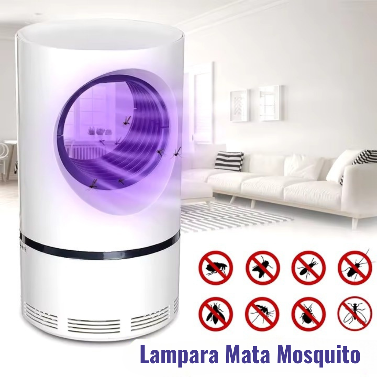 Lampara Mata mosquitos eléctrico UV