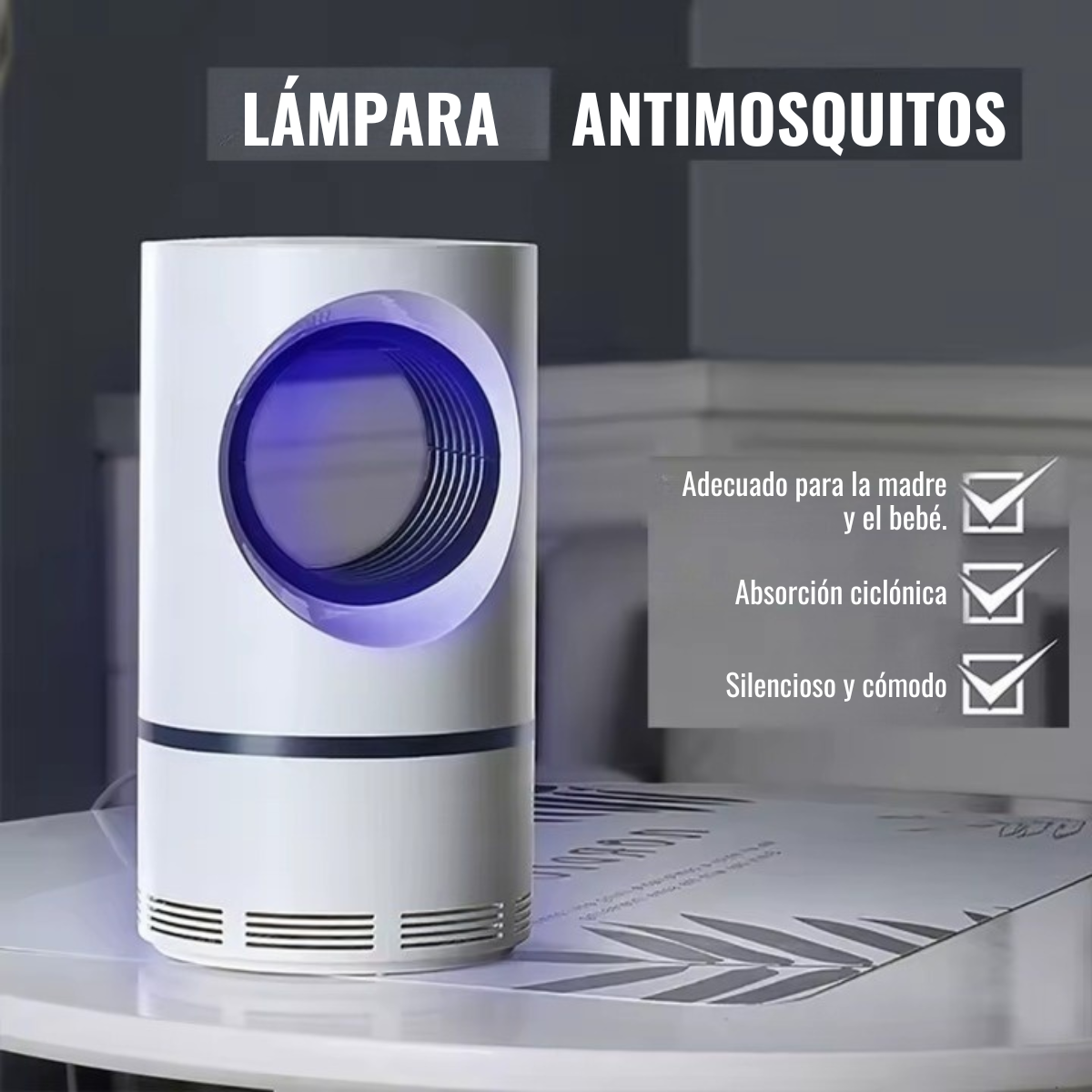 Lampara Mata mosquitos eléctrico UV