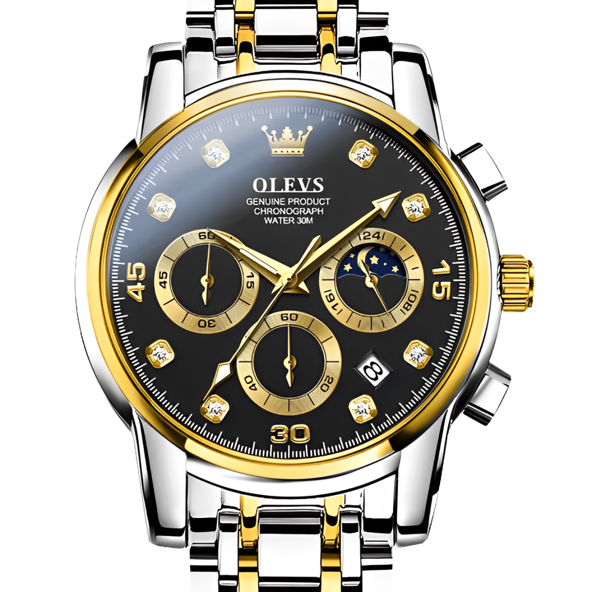 Reloj de Lujo Olevs - Elegancia y Precisión en Acero Inoxidable